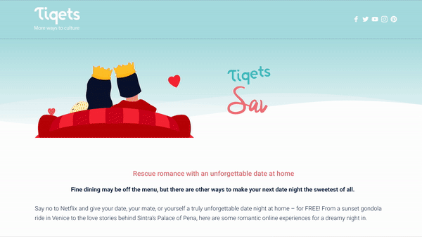 Tiqets - Save the date Tiqets - Save the date